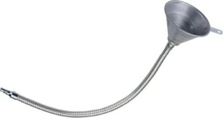 Воронка МАСТАК 135-00007 с гибким сливом, металлическая