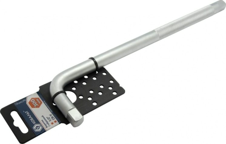 Вороток Кобальт 649-851 г-образный 1/2" 300 мм cr-v