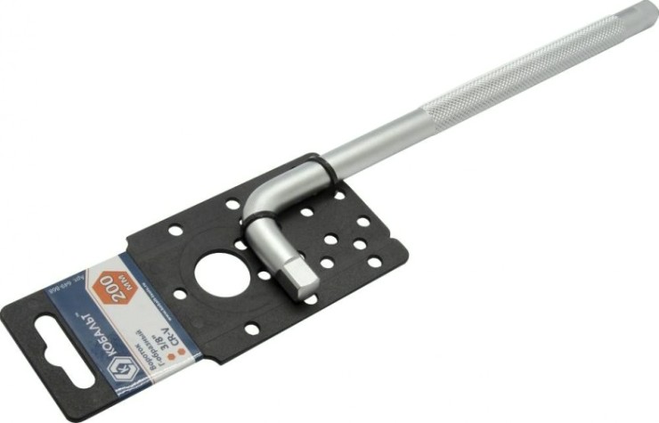 Вороток Кобальт 649-868 г-образный 3/8" 200 мм cr-v