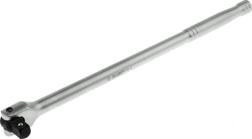 Вороток ЗУБР МАСТЕР перекидной для торцовых головок (1/2"), cr-v, хром [27737-1/2]