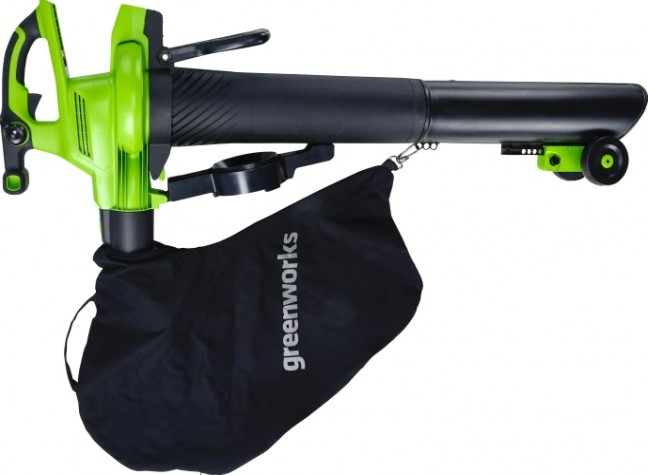 Воздуходув-садовый пылесос аккумуляторный GREENWORKS GD40BV 40V, бесщеточный, без АКБ и ЗУ [2406907]