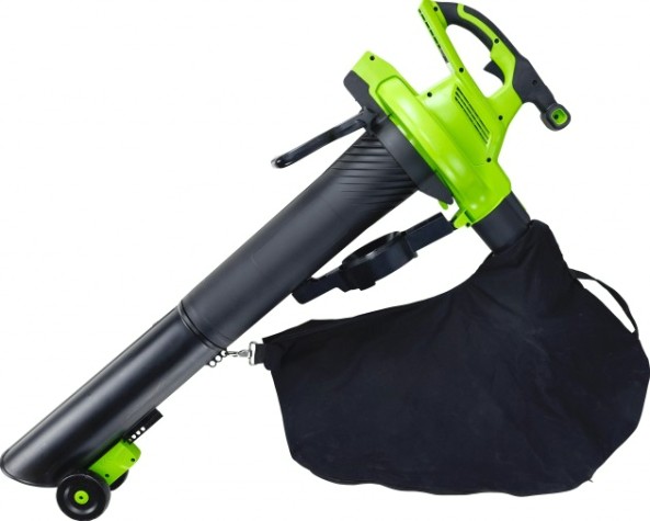 Воздуходув-садовый пылесос аккумуляторный GREENWORKS GD40BV 40V, бесщеточный, без АКБ и ЗУ [2406907]