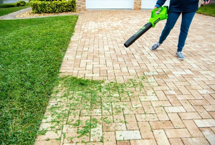 Воздуходувка аккумуляторная GREENWORKS G24AB, 24V без АКБ и ЗУ [2404807]