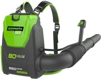 Воздуходувка аккумуляторная GREENWORKS GD80BPB ранцевая без АКБ и ЗУ (2402407) [2402407]