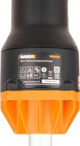 Воздуходувка аккумуляторная Worx WG543E.9 без АКБ и ЗУ бесщеточная [WG543E.9]
