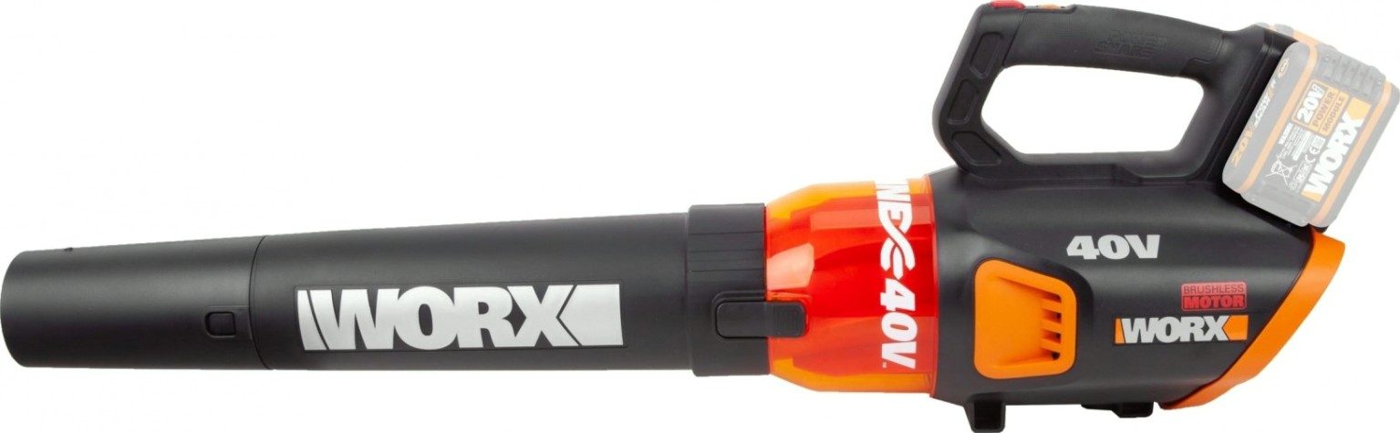 Воздуходувка аккумуляторная Worx WG584E.9 без АКБ и ЗУ бесщеточная [WG584E.9]