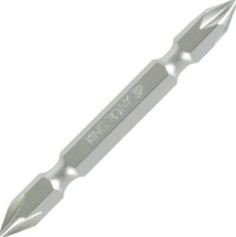 Вставка бита торцевая KING TONY 1/4", Phillips ph3, 45 мм, двухсторонняя [134503P]