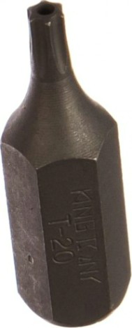 Вставка бита торцевая KING TONY 10 мм, Torx т20, 36 мм, с отверстием [163620U]