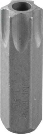 Вставка бита торцевая KING TONY 10 мм, Torx т55, 36 мм, с отверстием [163655U]