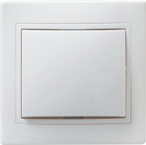 Выключатель 1-клавишный IEK ВС10-1-0-КБ 10А КВАРТА для скрытой установки [EVK10-K01-10-DM]