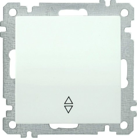 Выключатель 1-клавишный проходной IEK ВС10-1-2-Б 10А BOLERO белый [EVB12-K01-10-1]