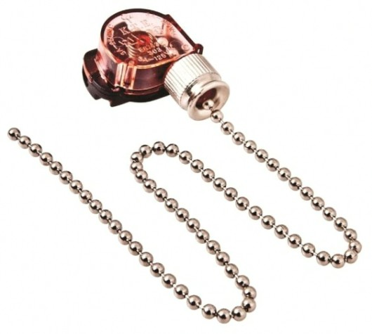 Выключатель для настенного светильника REXANT 32-0101 Silver (уп. 10 штук)