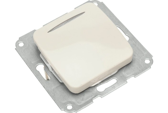 Выключатель Kranz DEA-B DEA 1кл (инд) с/у 10а мех. беж [KR-78-0231]