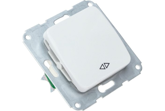 Выключатель Kranz DEA-B DEA 1кл перекрест. с/у 10а мех. белый [KR-78-0208]