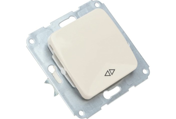 Выключатель Kranz DEA-B DEA 1кл перекрест. с/у 10а мех. бежевый [KR-78-0238]