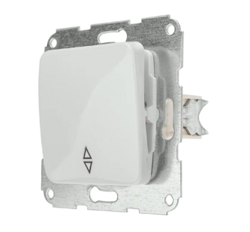 Выключатель Kranz DEA-B DEA 1кл прох. с/у 10а мех. белый [KR-78-0205]