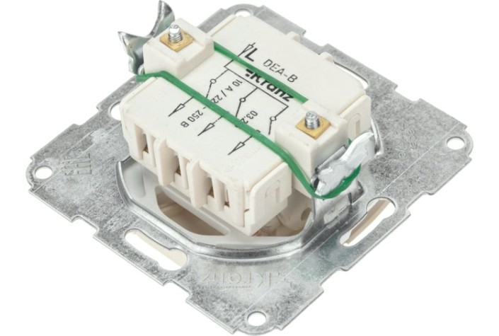 Выключатель Kranz DEA-B DEA 3кл с/у 10а мех. беж [KR-78-0234]