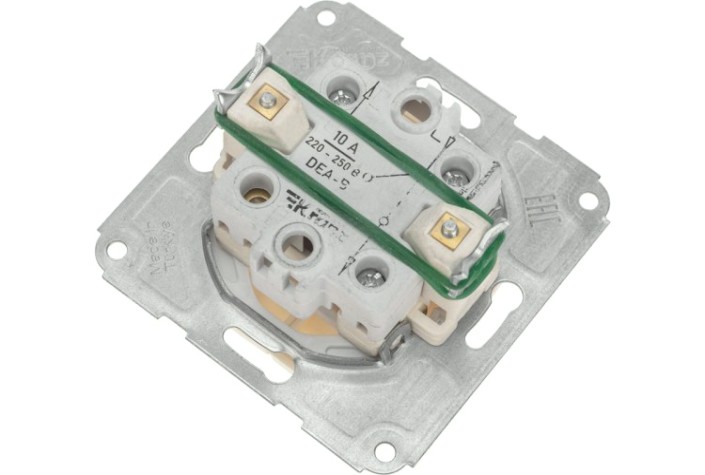 Выключатель Kranz DEA-B DEA для жалюзи 2кл с/у 10а мех. беж [KR-78-0239]