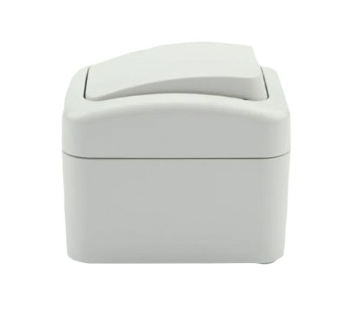 Выключатель Kranz KR-78-0601 одноклавишный Mini OG IP54, о/у, белый Выключатель Kranz KR-78-0601 одноклавишный Mini OG IP54, о/у, белый