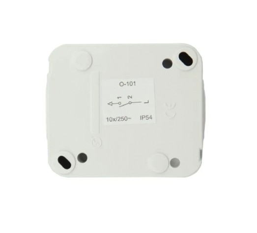 Выключатель Kranz KR-78-0601 одноклавишный Mini OG IP54, о/у, белый Выключатель Kranz KR-78-0601 одноклавишный Mini OG IP54, о/у, белый