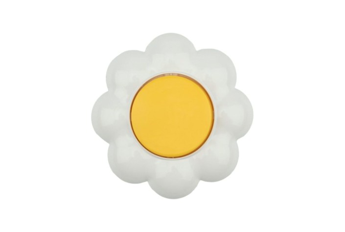 Выключатель Kranz KR-78-0620 одноклавишный HAPPY с/у, Ромашка, желтый/белый Выключатель Kranz KR-78-0620 одноклавишный HAPPY с/у, Ромашка, желтый/белый