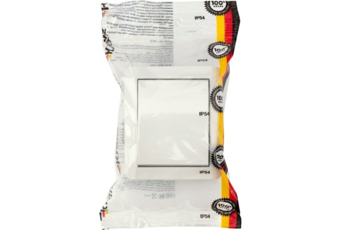 Выключатель Kranz KR-78-0834 одноклавишный INDUSTRIAL IP54, о/у, белый Выключатель Kranz KR-78-0834 одноклавишный INDUSTRIAL IP54, о/у, белый