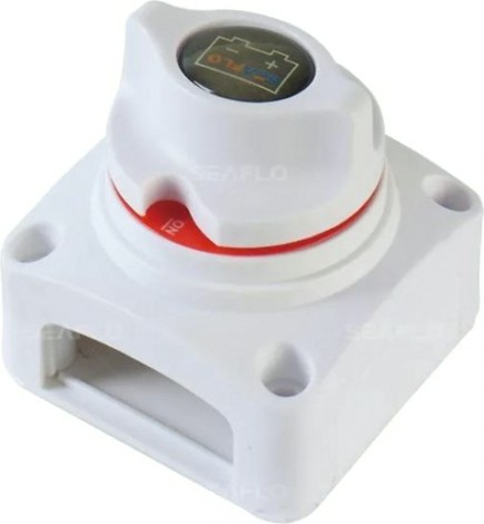 Выключатель массы SEAFLO в пластиковом корпусе 275-1250А, 12V/24V [SFCBS-275-201]