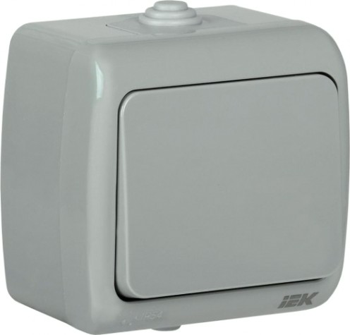 Выключатель одноклавишный IEK Aquatic ВС-20-1-0-А 10А ip54 [EVA10-K03-10-54]