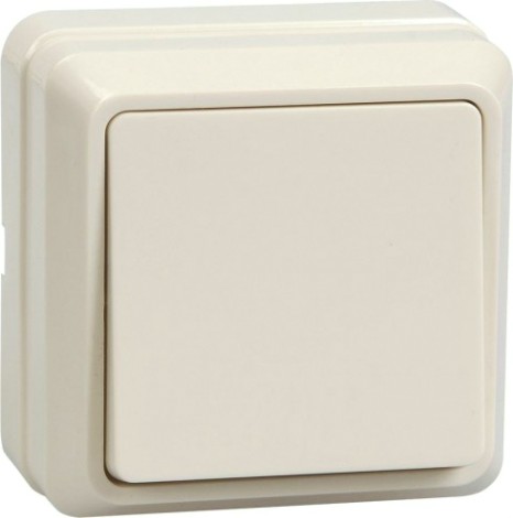 Выключатель одноклавишный IEK Октава ВС20-1-0-ОКм 10А IP20 кремовый [EVO10-K33-10-DC]