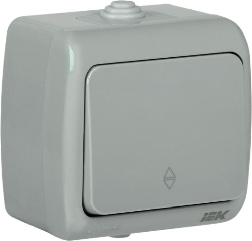 Выключатель проходной IEK Aquatic ВС-20-1-2-А 1-клавишный 10А IP54 [EVA12-K03-10-54]