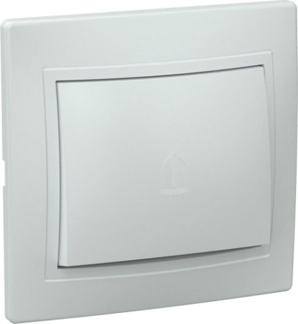 Выключатель проходной IEK Кварта ВСп10-1-0-КБ 1-клавишный 10А IP20 белый [EVK12-K01-10-DM]