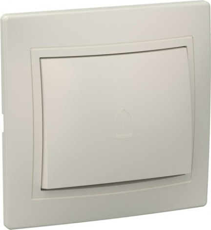 Выключатель проходной IEK Кварта ВСп10-1-0-ККм 1-клавишный 10А IP20 кремовый [EVK12-K33-10-DM]