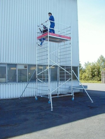 Вышка-тура алюминиевая KRAUSE MONTO "ProTec XXL" Н-12,3 м 911209 [911209]