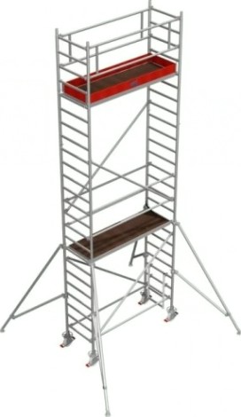 Вышка-тура алюминиевая KRAUSE STABILO 1000-2 Н- 7,3м 738073 [738073]