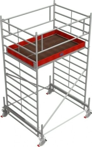 Вышка-тура алюминиевая KRAUSE STABILO 500 Н- 4,4 м 735058 [735058]