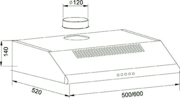 Вытяжка кухонная making Oasis everywhere UP-50W [4640039481591]