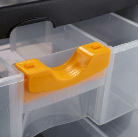 Ящик для инструмента DEKO DKTB19 2 выдвижных ящика (40х20х24см) [065-0824]