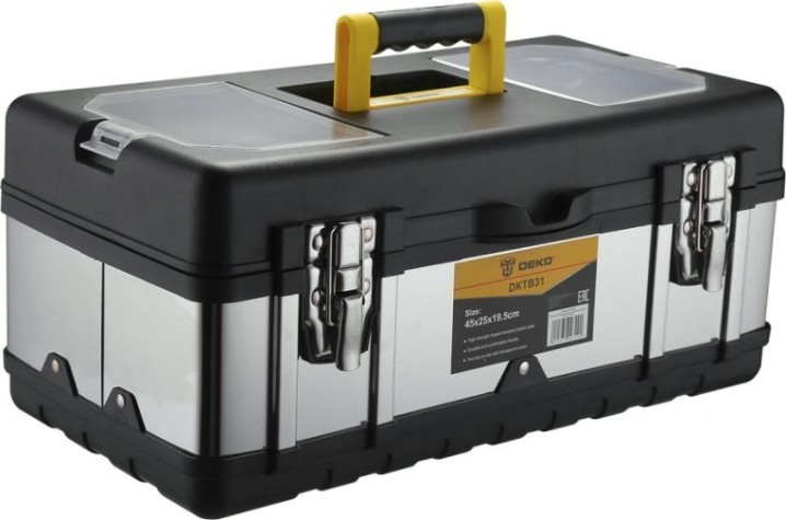 Ящик для инструмента DEKO DKTB31 металлический (45х25х19.5см) [065-0836]