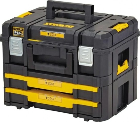 Ящик для инструмента DeWALT TSTAK комплект из 2-х модулей dw ii+iv [DWST83395-1]