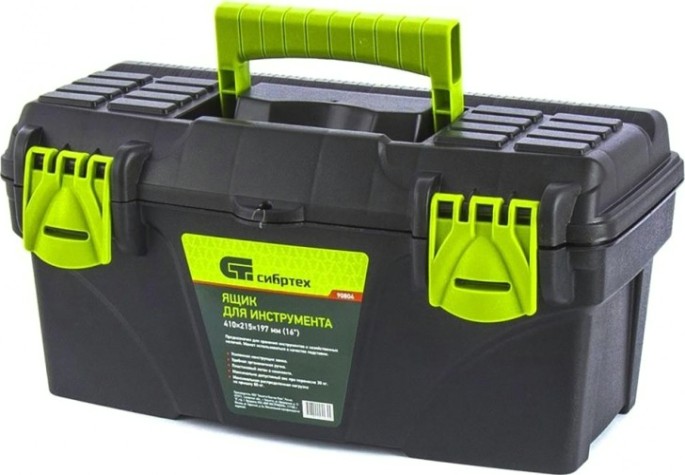 Ящик для инструмента СИБРТЕХ 410х215х197 мм [90804]