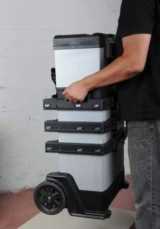 Ящик для инструмента STANLEY FATMAX METAL PLASTIC ROLLING WORKSHOP GREY 1-95-622 [1-95-622]