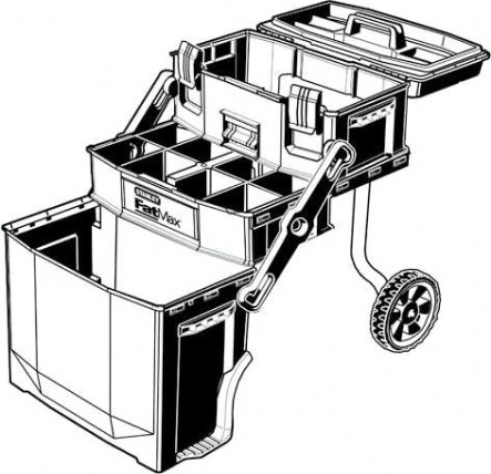 Ящик для инструмента STANLEY FATMAX MOBILE WORK STATION 1-94-210 [1-94-210]