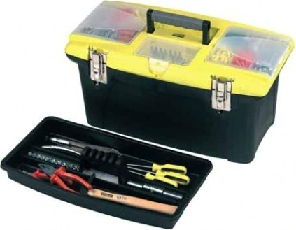 Ящик для инструмента STANLEY JUMBO 16" TOOLBOX+TRAY 1-92-905 [1-92-905]