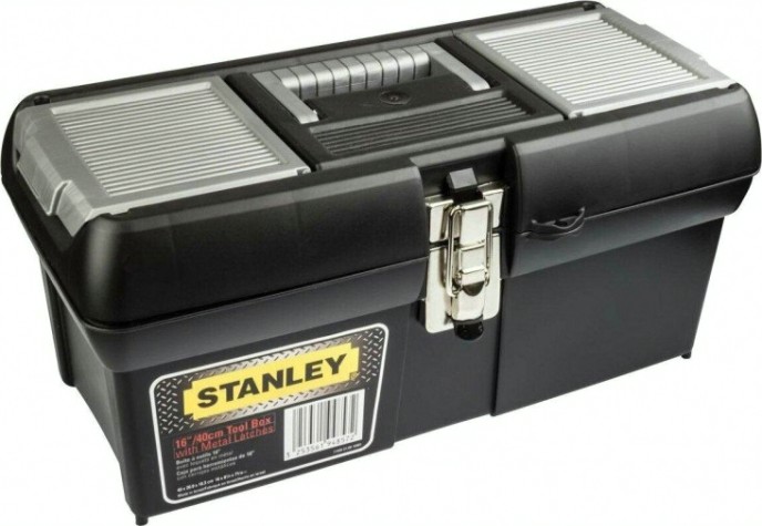 Ящик для инструмента STANLEY TOOL BOX WITH METAL LATCH 16" 1-94-857 [1-94-857]
