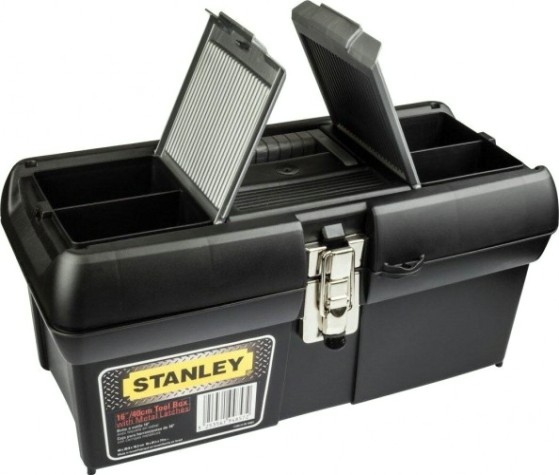 Ящик для инструмента STANLEY TOOL BOX WITH METAL LATCH 16" 1-94-857 [1-94-857]
