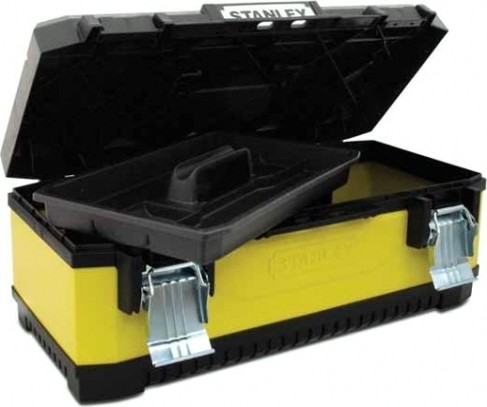 Ящик для инструмента STANLEY YELLOW METAL PLASTIC TOOLBOX 26" 1-95-614 [1-95-614]