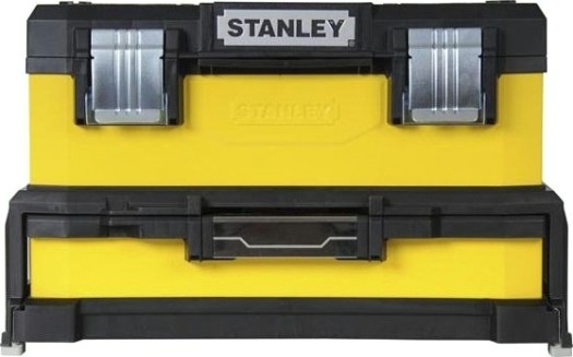 Ящик для инструмента STANLEY YELLOW METAL PLASTIC TOOLBOX WITH A DRAWER 20'' 1-95-829 [1-95-829]