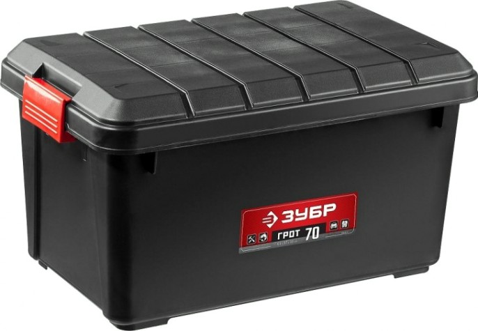 Ящик для инструмента ЗУБР ГРОТ-70 универсальный пластиковый, [38184-24_z01]