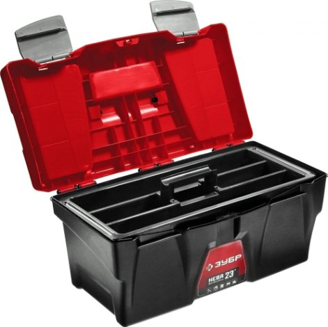 Ящик для инструмента ЗУБР НЕВА-23 пластиковый, [38323-23]