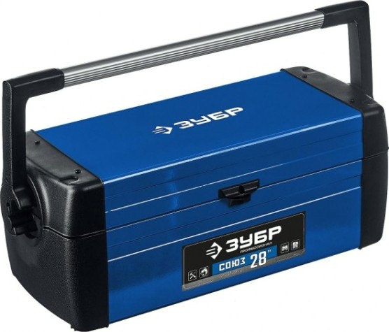 Ящик для инструмента ЗУБР СОЮЗ-28 металлический, профессионал [38151-28_z01]